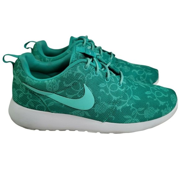 Nike Roshe Run GPX “Atomic Teal Floral” Floral Graphic Pack 555445-330 Size 8.0M - Picture 6 of 12